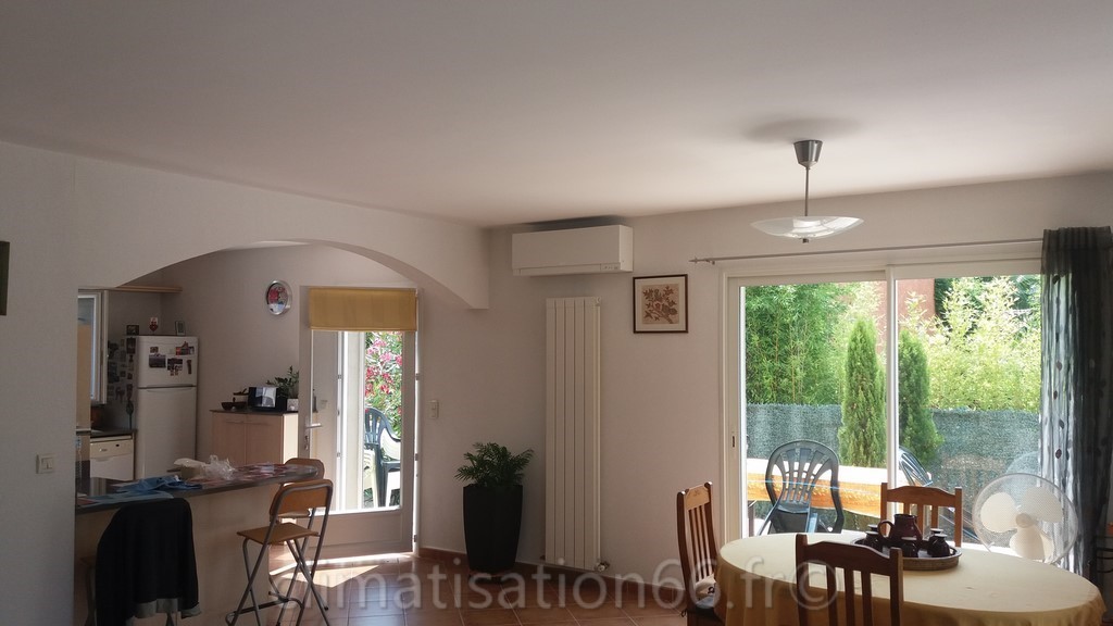 climatisation design blanche mitsubishi