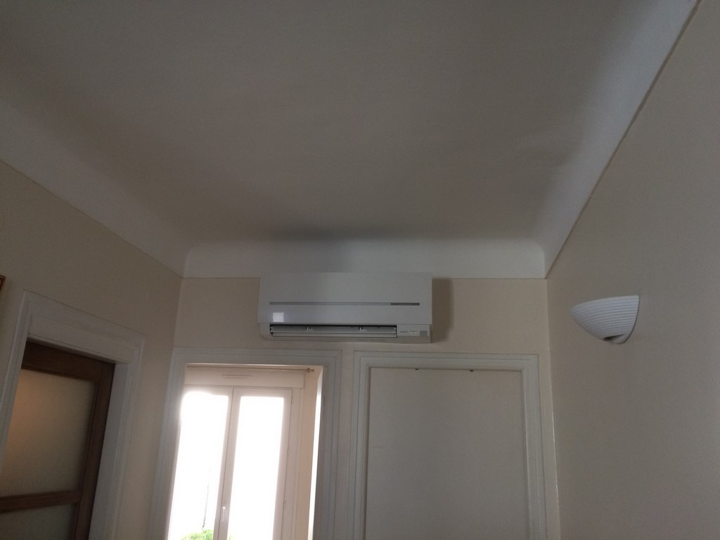 climatisation dans couloir pour salon