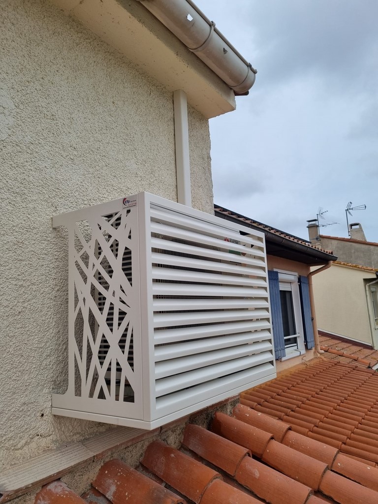 coffre climatisation aluminium