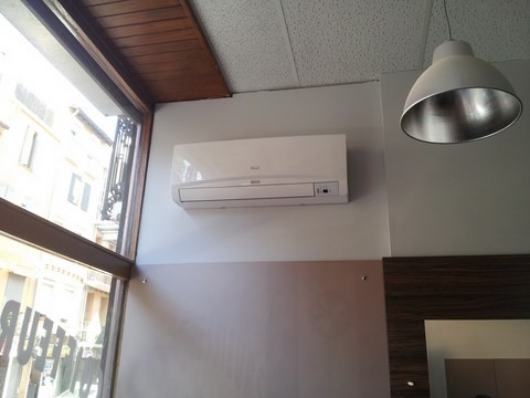 climatisation salon de coiffure homme