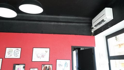 climatisation salon de tatouage