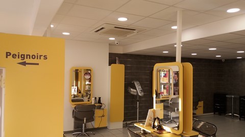 cassette climatisation coiffeur