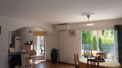 climatisation design blanche mitsubishi