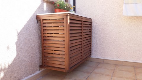 cache groupe climatisation