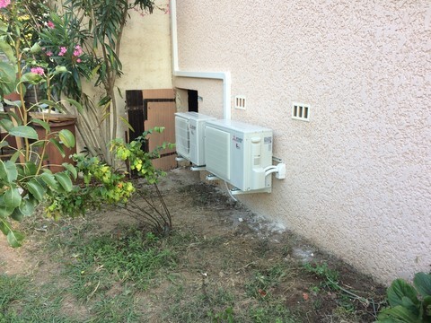 installations 2 groupes clim