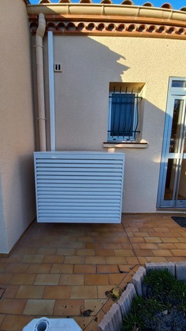 cacher sa pompe à chaleur